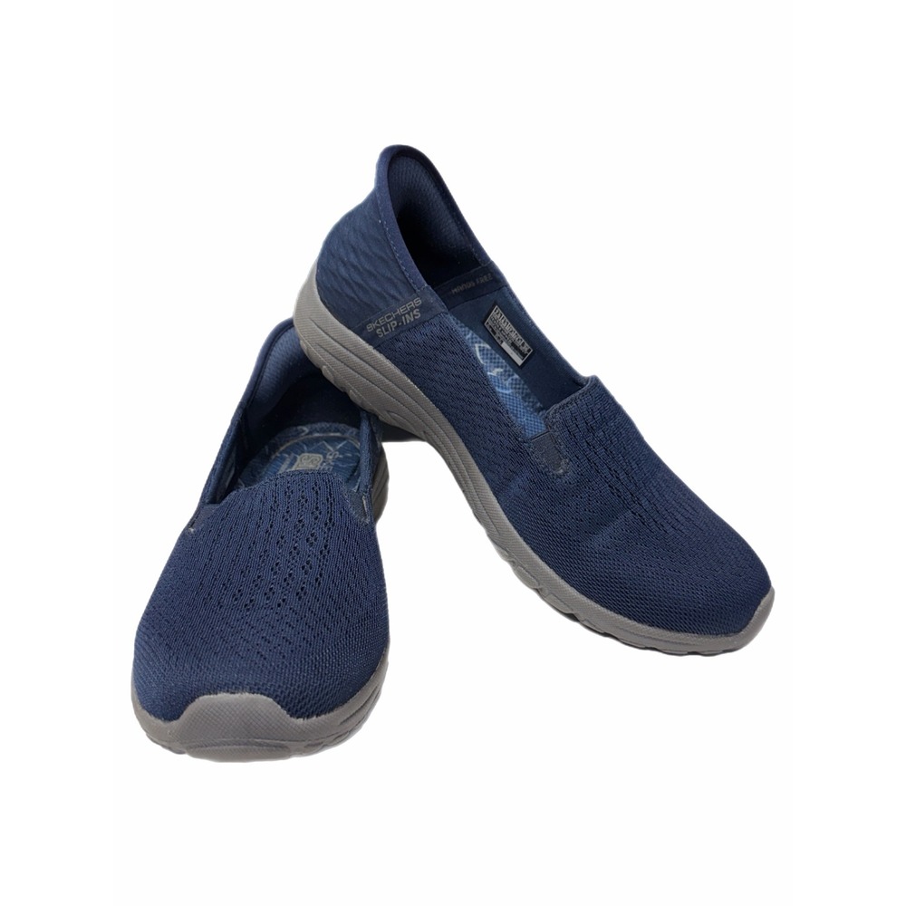 Skechers Slip-ins Ultra Flex 3.0 Smooth Step Navy Sneakers 158698 Womens 7.5